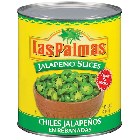 Las Palmas Sliced Jalapenos, PK6 7463348